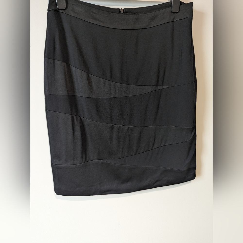 Tuzzi Black Triangle Print Skirt
